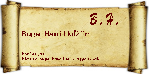 Buga Hamilkár névjegykártya